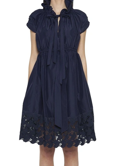 Shop Lanvin Dress In Blue