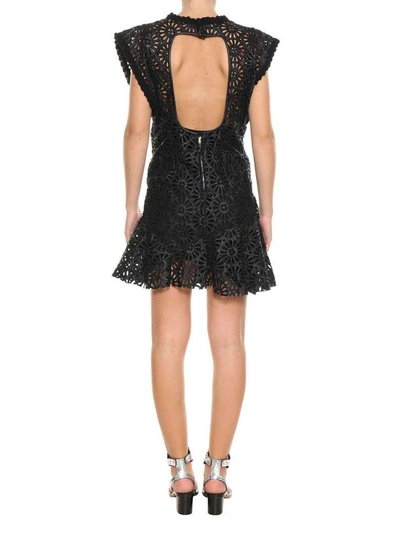 Shop Isabel Marant 'daisy' Mini Dress In Black