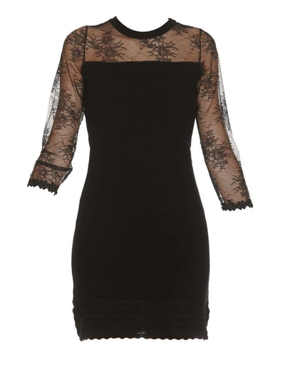 Shop Boutique Moschino Knit Dress In Black