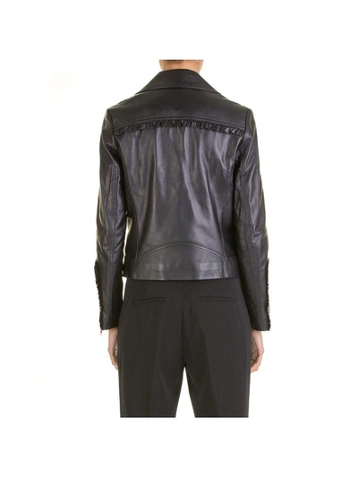 Shop Michael Kors Biker Jacket In Black