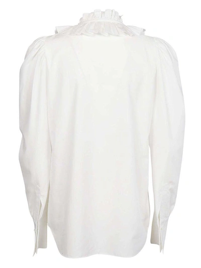 Shop Stella Mccartney Ruffled Blouse In White