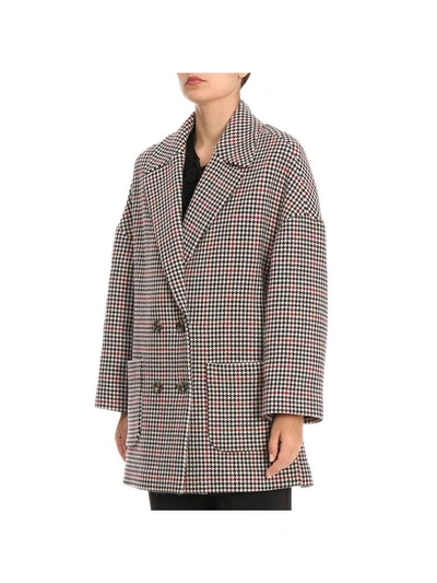 Shop Red Valentino Coat Coat Women  In Grey