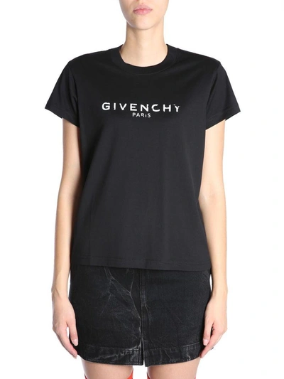 Shop Givenchy Jersey T-shirt In Nero