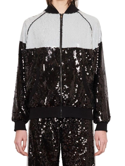 Shop Alberta Ferretti Raimbow Week Jacket In Black