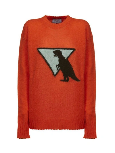 Prada dinosaur clearance sweater