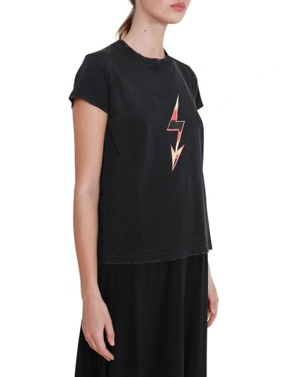 Shop Givenchy Lightining Tee In Nero