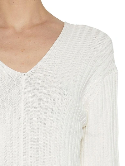 Shop Helmut Lang Sweater In White