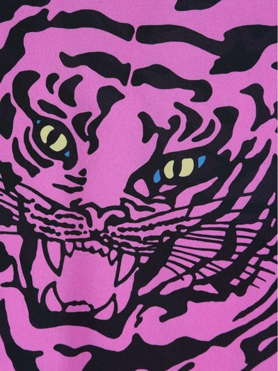 Shop Valentino Camicia Tiger In Disco Pink Tiger