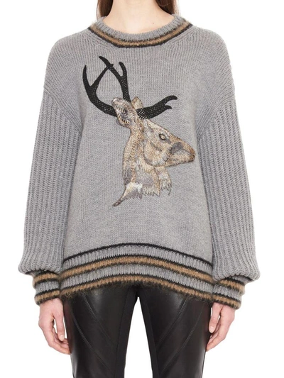 Shop Alberta Ferretti Sweater In Grey