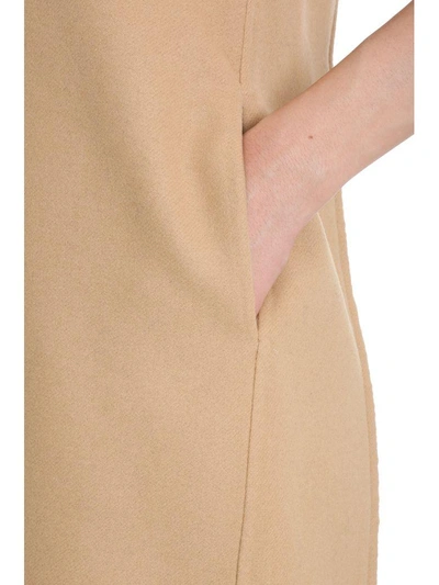 Shop Chloé V-neck Shift Dress In Brown