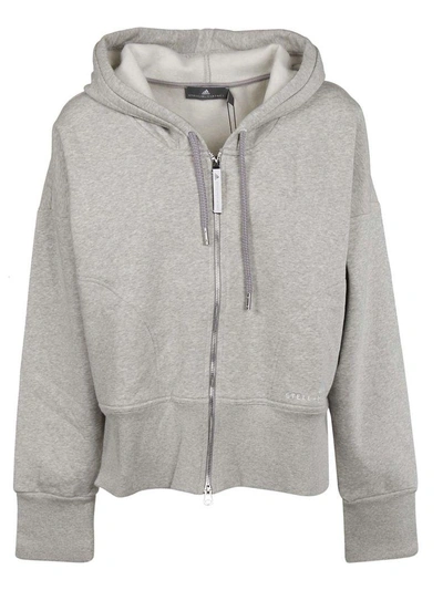 Shop Adidas By Stella Mccartney Essentials Hoodie In Grey