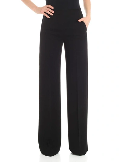 Shop Max Mara Luglio Trousers In Black