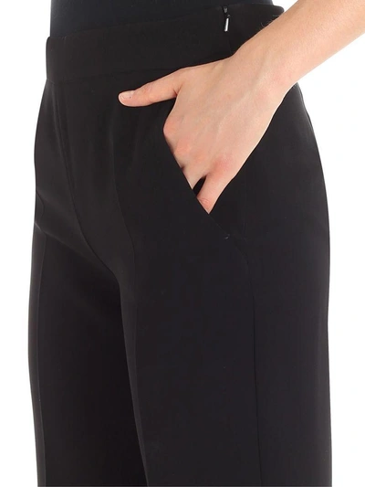 Shop Max Mara Luglio Trousers In Black