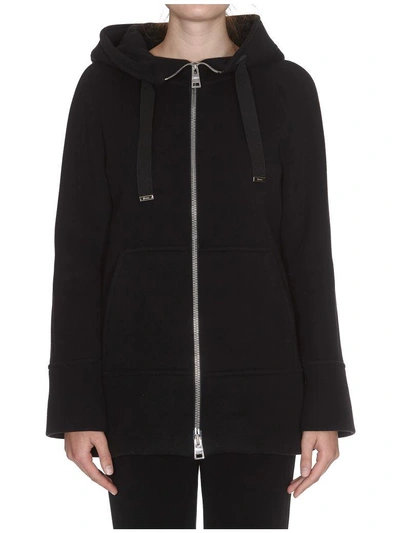 Shop Herno Hooded Jacket In Black