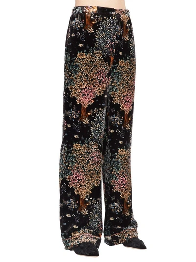 Shop Alberta Ferretti Pants In Multicolor