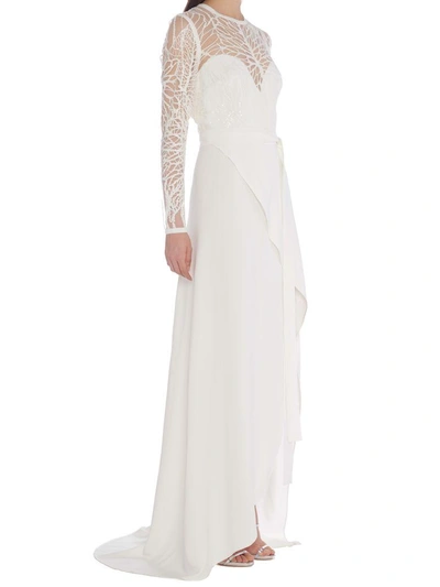 Shop Elie Saab Dress In White