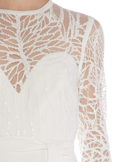 Shop Elie Saab Dress In White