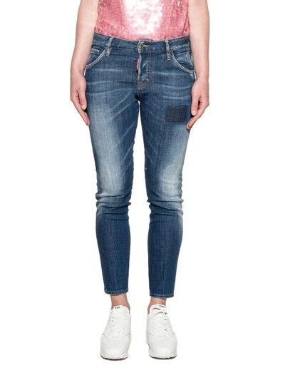 Shop Dsquared2 Blue Cool Girl Denim Jeans