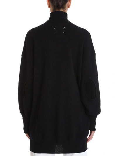 Shop Maison Margiela Black Wool Sweater