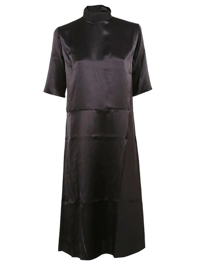 Shop Aries Clare Dress In Black