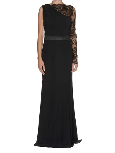 Shop Alexander Mcqueen Evening Dress In Black