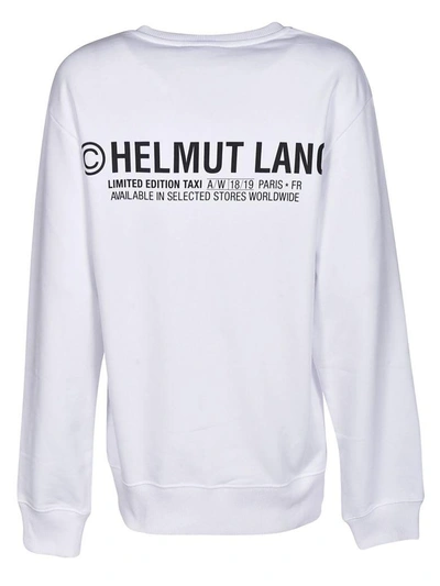 Shop Helmut Lang Taxi Sweatshirt In White