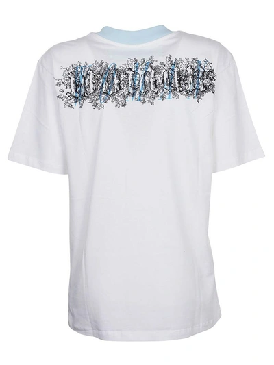 Shop Off-white Tribute Princess Diana T-shirt In White Multicolor