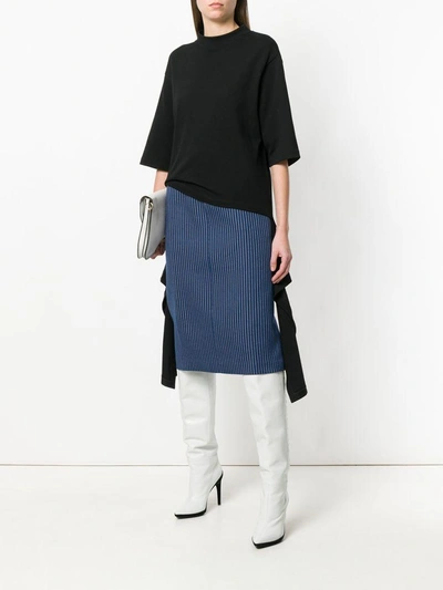 Shop Fendi Pinstripes Skirt In Ck Makemake