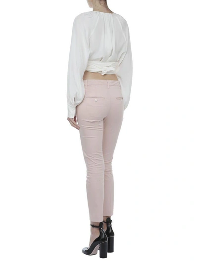 Shop Dondup Cotton Jeans In Pink