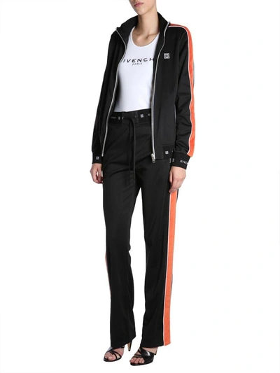 Shop Givenchy Embroidered Zipped Jacket In Nero