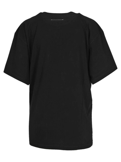 Shop Mm6 Maison Margiela Mm6 Tshirt Print In Black + Print