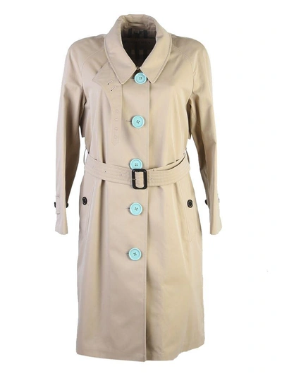 Shop Burberry Beige Trench Coat