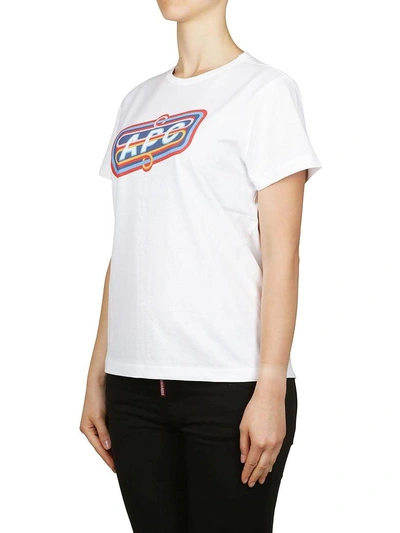 Shop Apc A.p.c. Logo Print T-shirt In White