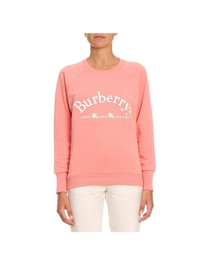 Shop Burberry Sweater Sweater Women  In Pink