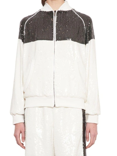 Shop Alberta Ferretti Raimbow Week Jacket In White