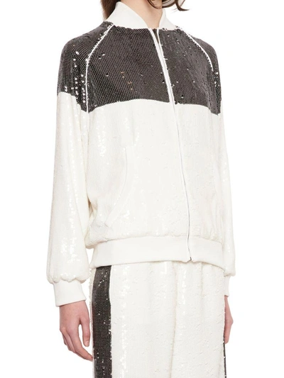 Shop Alberta Ferretti Raimbow Week Jacket In White