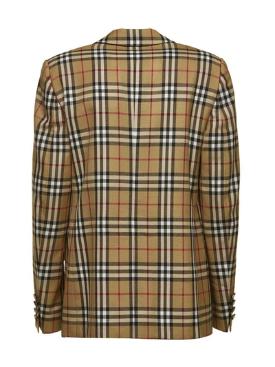 Shop Burberry Vintage Check Tailored Jacket