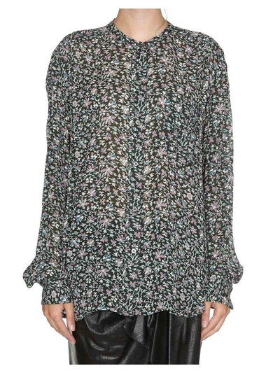 Shop Isabel Marant Étoile Jaws Blouse Shirt In Multicolor