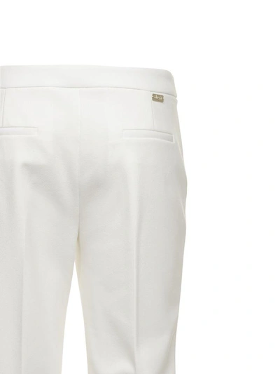 Shop Blugirl Trousers In Bianco