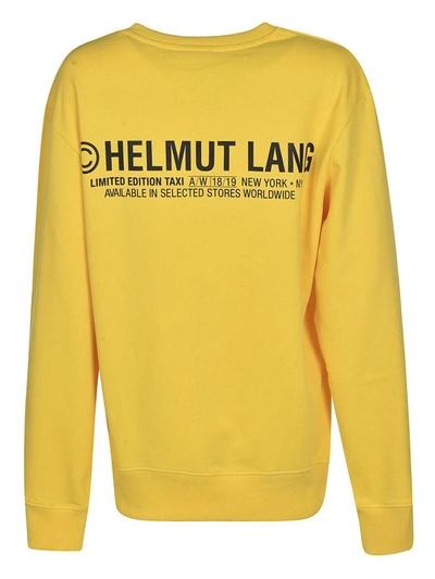 Shop Helmut Lang Taxi Sweatshirt In Yellow
