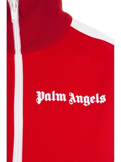 Shop Palm Angels Vest In Rosso Bianco