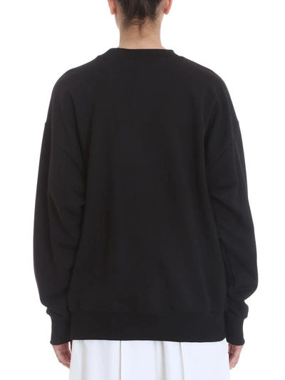 Shop Krizia Oversized Sweatshirt In Black