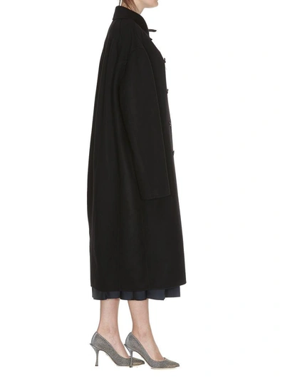 Shop Marni Coat In Black