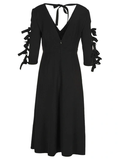 Shop Bottega Veneta Dress Fiocchi In Black