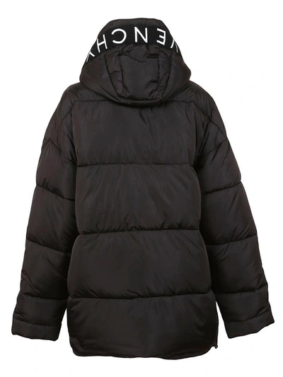 Shop Givenchy Oversized Down Jacket In Black