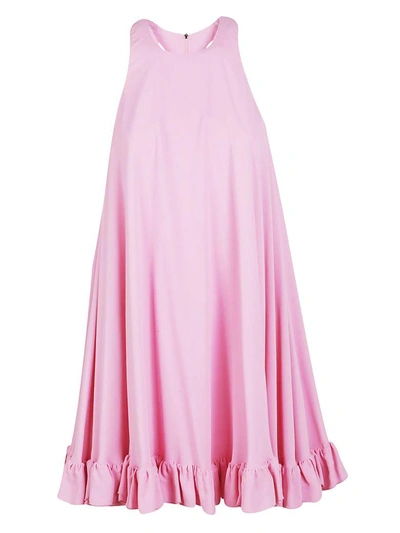 Shop Msgm Swing Dress In Pink