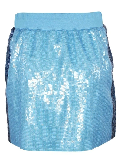 Shop Alberta Ferretti Sequin Mini Skirt In 1306