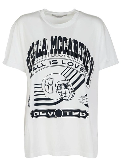 Shop Stella Mccartney Printed T-shirt In Pure White