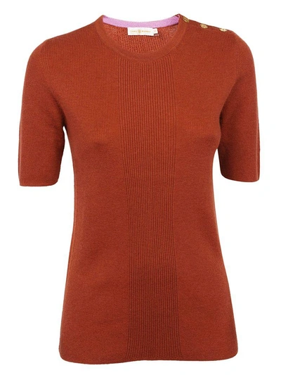 Shop Tory Burch Taylor Sweater In Desert Spice