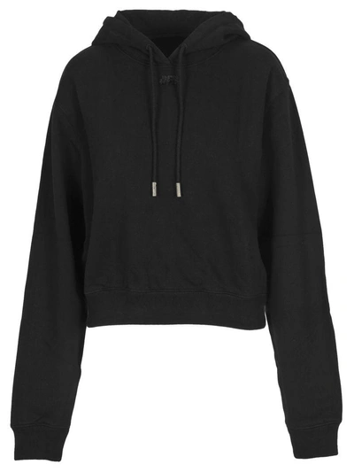 Shop Off-white Off White Hoodie Harrow Back In Black